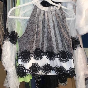 Gorgeous organza top